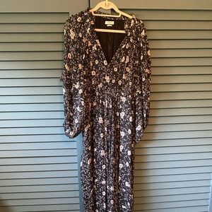 Isabel Marant Etoile black maxi floral dress